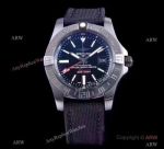 Replica Breitling Avenger II GMT 2836 SS Black Dial Watch - GF Factory